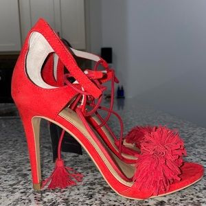 Fringe Open Toe Sandals